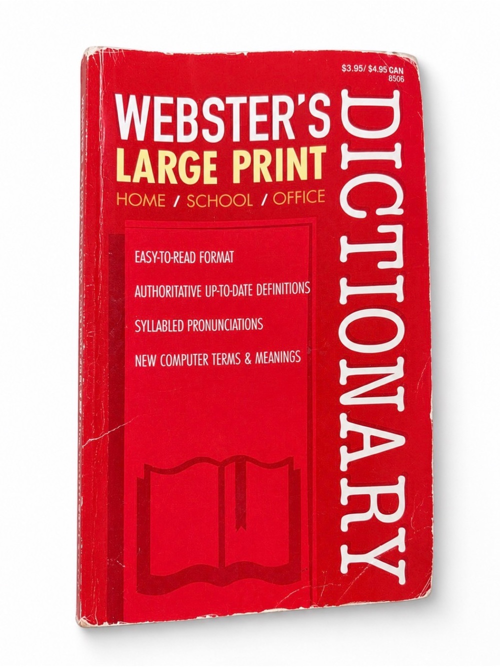 Webster’s Large Print Dictionary - Red